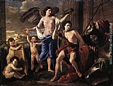 Nicolas Poussin The victorious David painting